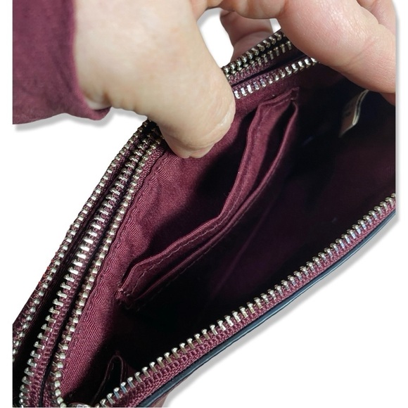 COACH Double Corner Zip Wristlet Wallet - Picture 6 of 9